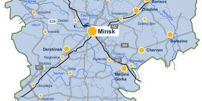 Minsk, Bielorrusia mapa